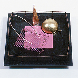 metals and mixed media sculpture