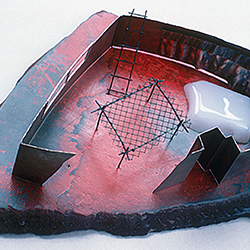 metals and mixed media sculpture