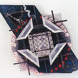 metals and mixed media sculpture