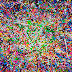 mixed media on paper